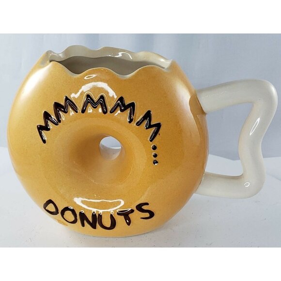 Donut Chocolate Frosted Sprinkled Coffee Mug Big Mouth Toys Cup - Picture 5 of 9